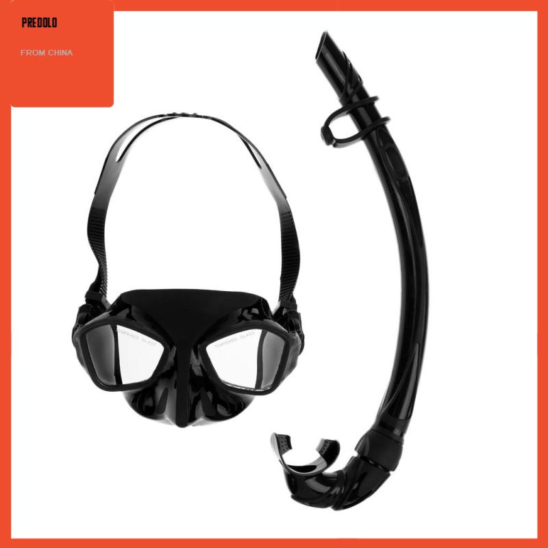 [Predolo] Scuba Diving Renang Snorkeling Goggles Kacamata &amp; Snorkel