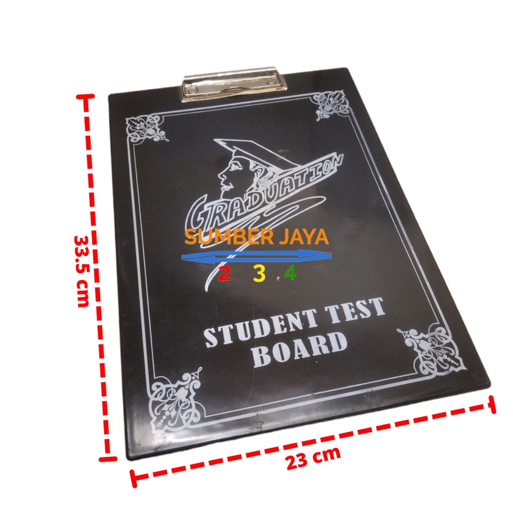 

PAPAN UJIAN PLASTIK / CLIPBOARD PLASTIK / PAPAN JALAN / PAPAN DADA UJIAN / PAPAN ALAS UJIAN / PAPAN KERANI HITAM / TATAKAN UJIAN