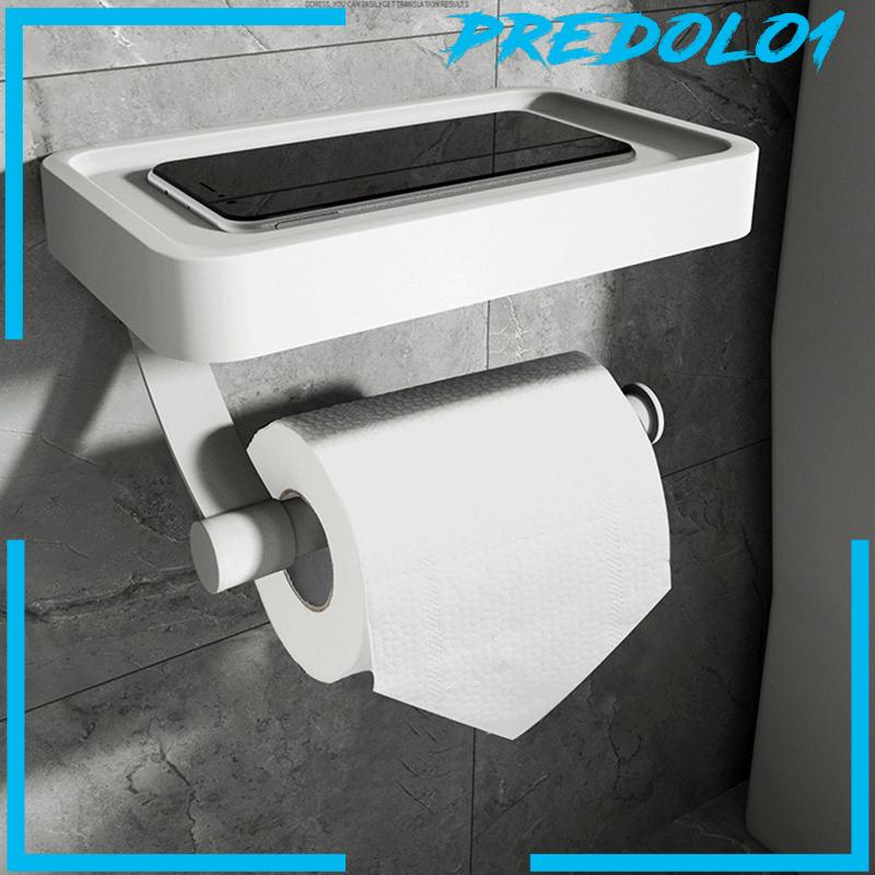 [Predolo1] Tempat Handuk Kertas Kamar Mandi, Tempat Roll Kertas, Rak, Aksesoris Toilet Kamar Mandi, Organizer Tissue Anti Karat Toilet Paper Roll Holder