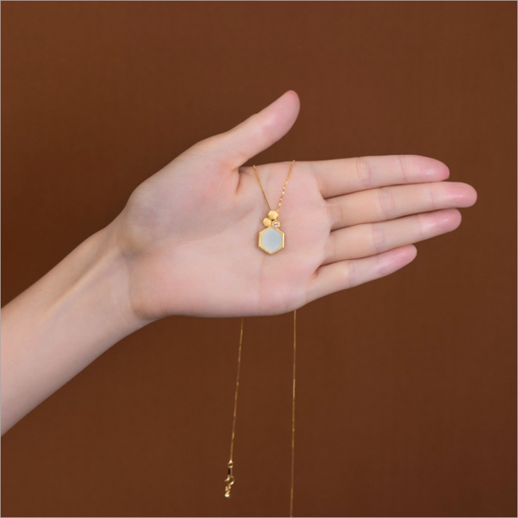 Goldkingdom Aksesoris Perhiasan Fashion Ready Stock Kreatif Liontin Cincin Stud Anting Gelang Kepribadian Set Berlapis Emas