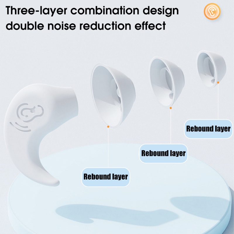 1pasang Penyumbat Telinga Desain Sirip Hiu Silikon Tahan Lama/Portabel Reusable Waterproof Lembut Ear Plugs Renang Aksesoris