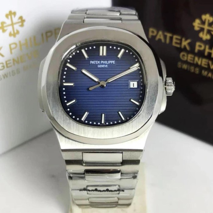 Jam Tangan Pria P P PATEK PHILIPPE Automatic Rantai Mewah Include Box