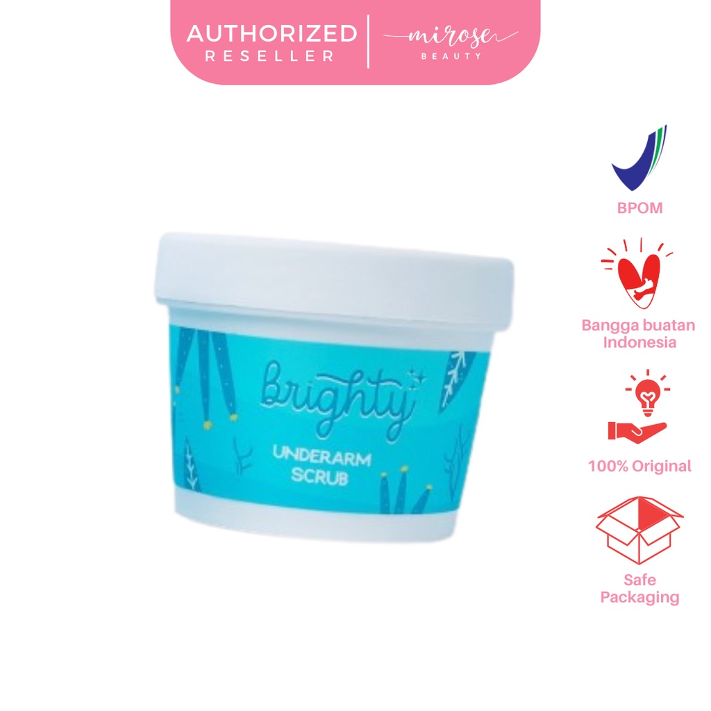 Brighty Underarm Scrub microscrub pencerah ketiak