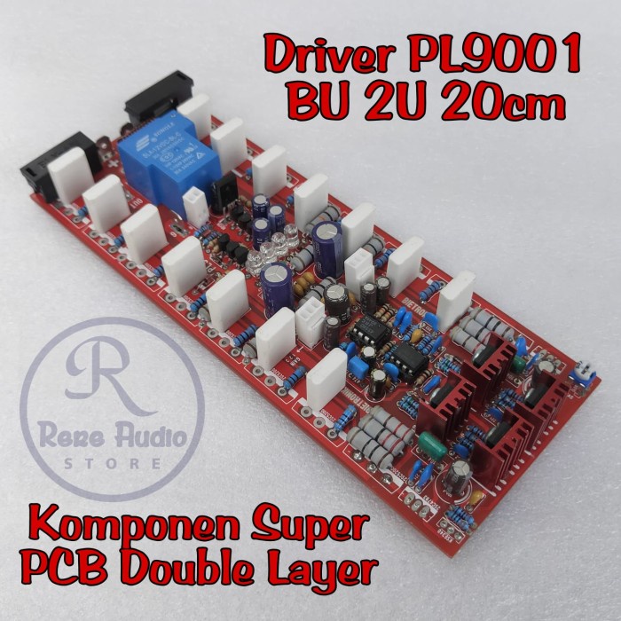 Driver Power PL9001 / PL 9001 Built Up 2U 20 CM PCB Double Layer