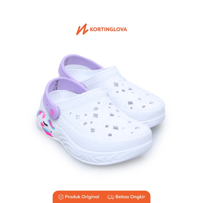 Sandal Anak Skechers Unicorn Dreamer Original 308400LWHT