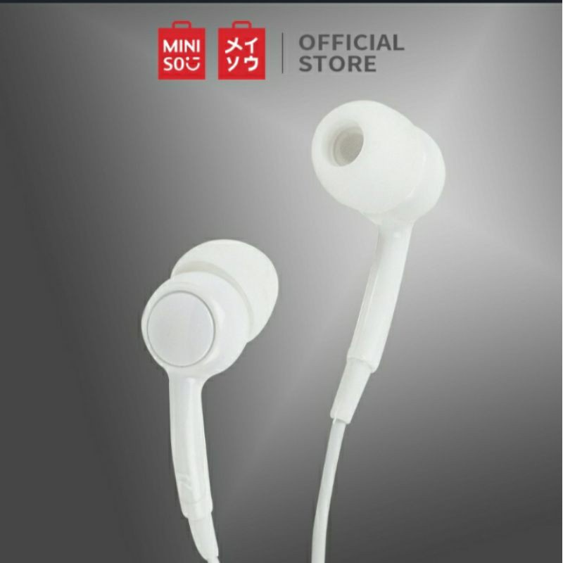 MINISO Earphone Kabel dengan Mic - Fruit Series 100% ORIGINAL