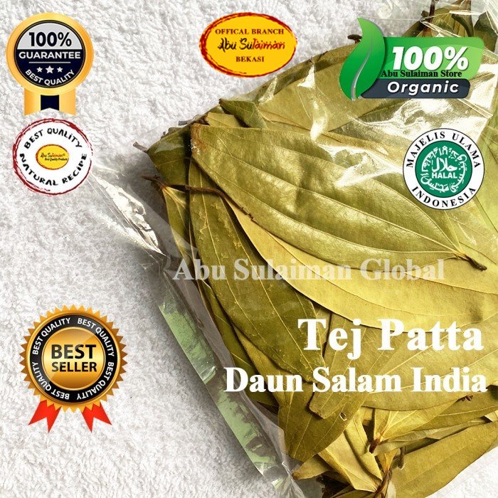 

Daun Salam Arab 5 gr Tej Patta Bay Leaf Waraq Laur waraq Gar 5 gr / Bay Leaves India 5 gr
