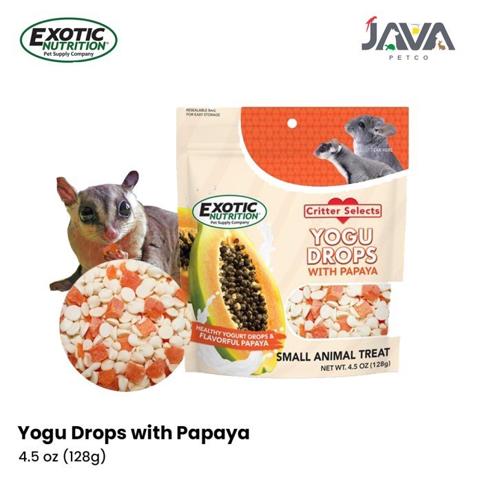 Exotic Nutrition Critter Selects Yogu Drops With Pepaya