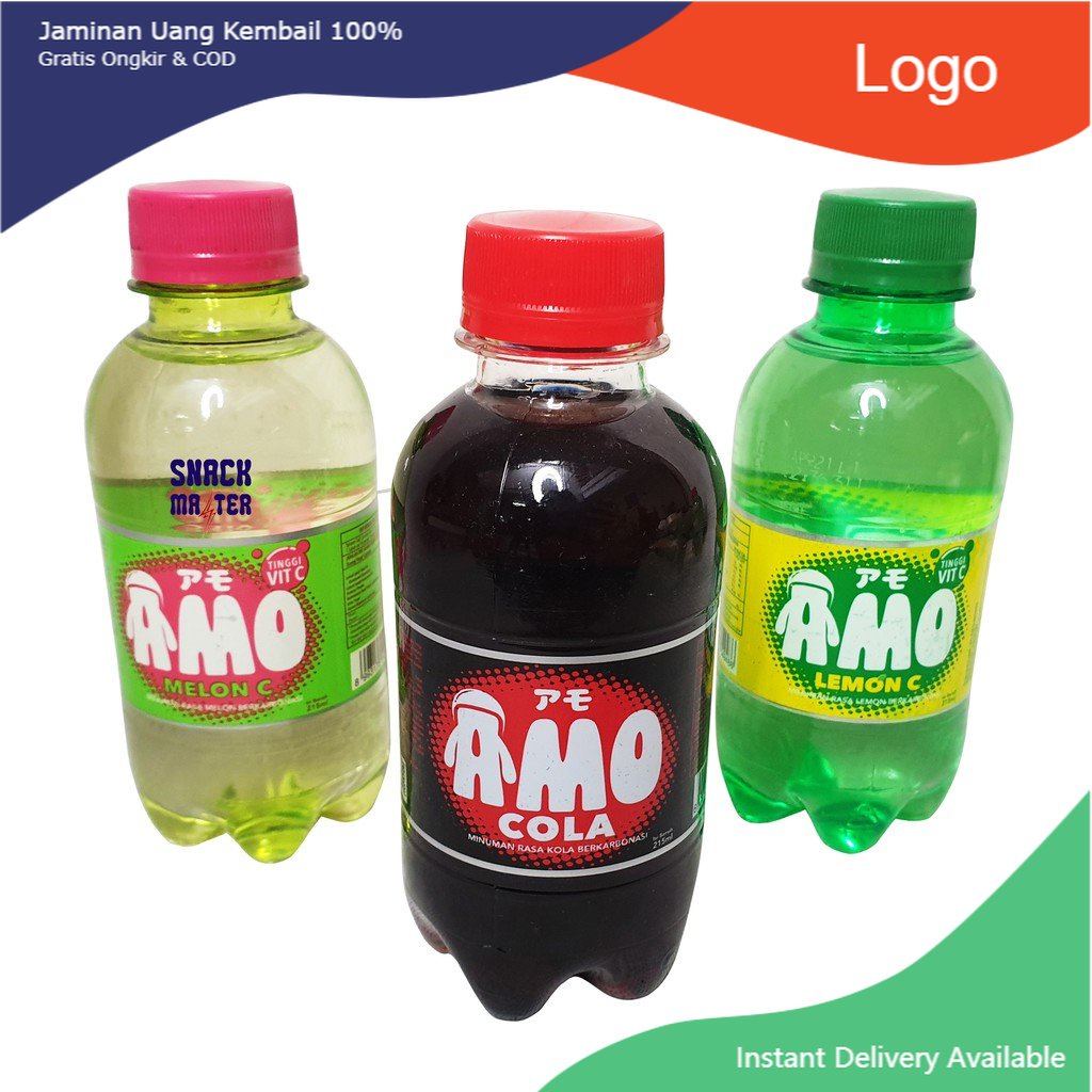 Amo Minuman Soda Berkarbonasi - Netto 215 mL