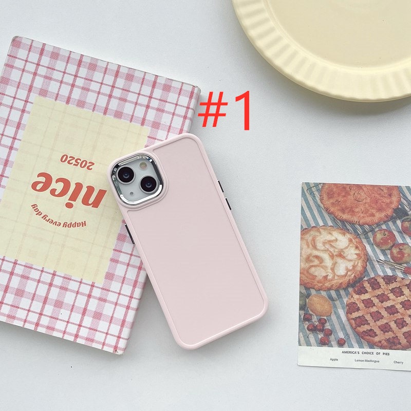 INS Luxury Pink Love Button Soft Silicon Case HP iP iPhone 12 13 14 Pro Max 11 Girl Woman FTD Casing Apple