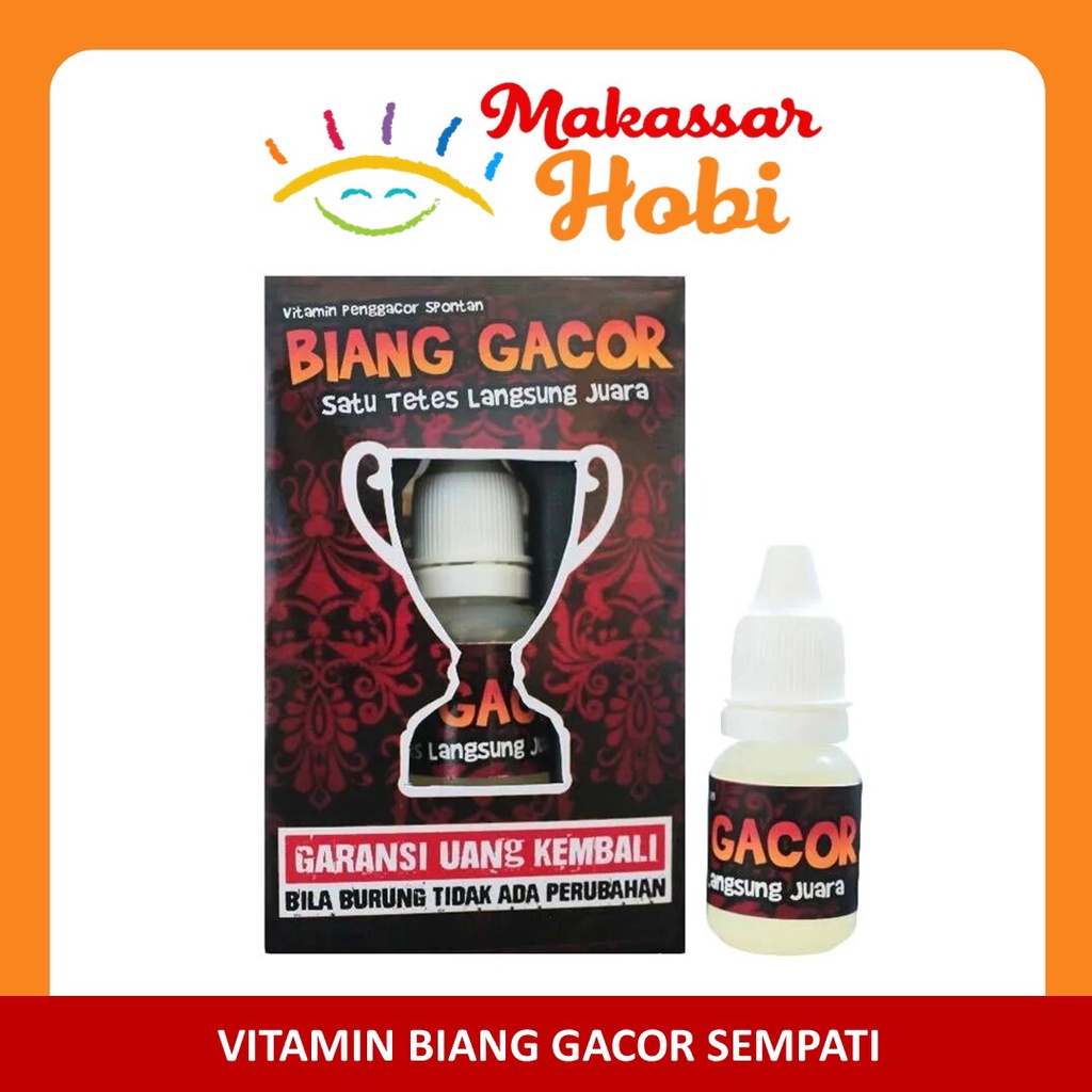 Biang Gacor Ramuan Racikan Obat Vitamin Penggacor Burung Kicau Cucak