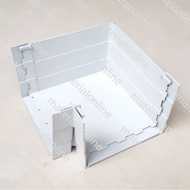 Belokan Siku Talang Air Kotak Tebal Pvc Langgeng Sok L 8" Inch Inc 8Inch 8Inc Besar 20Cm 20 Cm
