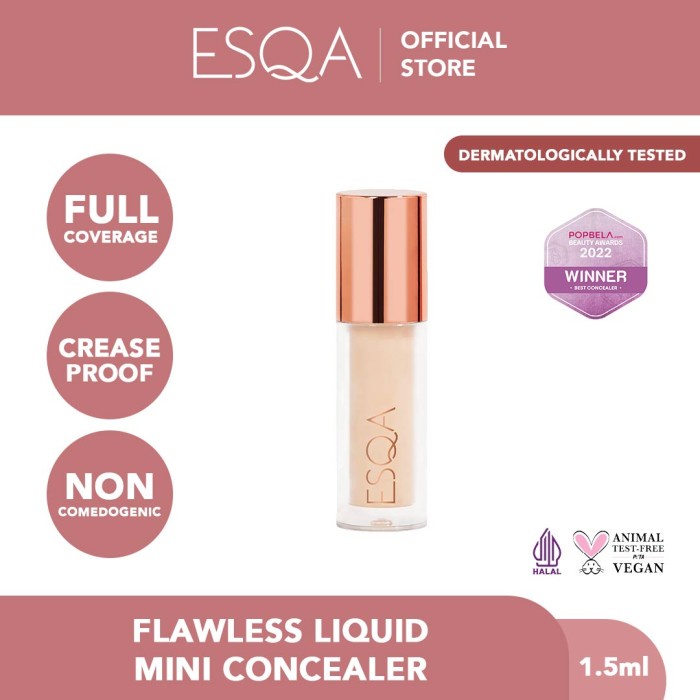 ESQA Flawless Liquid Mini Concealer - Vanilla