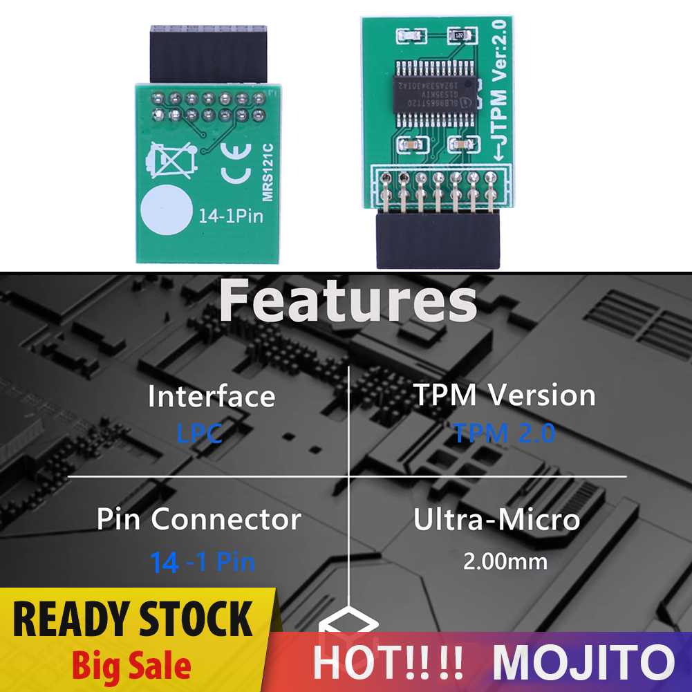 Modul Suku Cadang Pengganti Modul Keamanan Enkripsi TPM2.0 Untuk Motherboard MSI