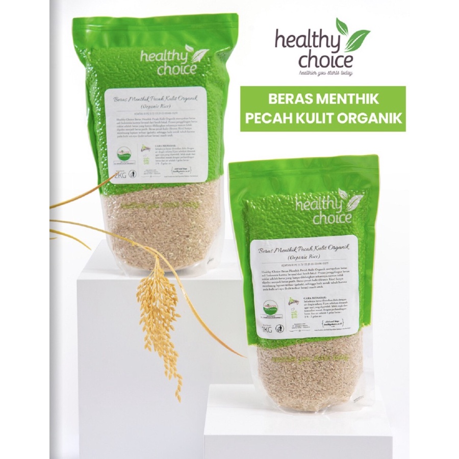 

Healthy Choice Beras Menthik Pecah Kulit Organik 1kg