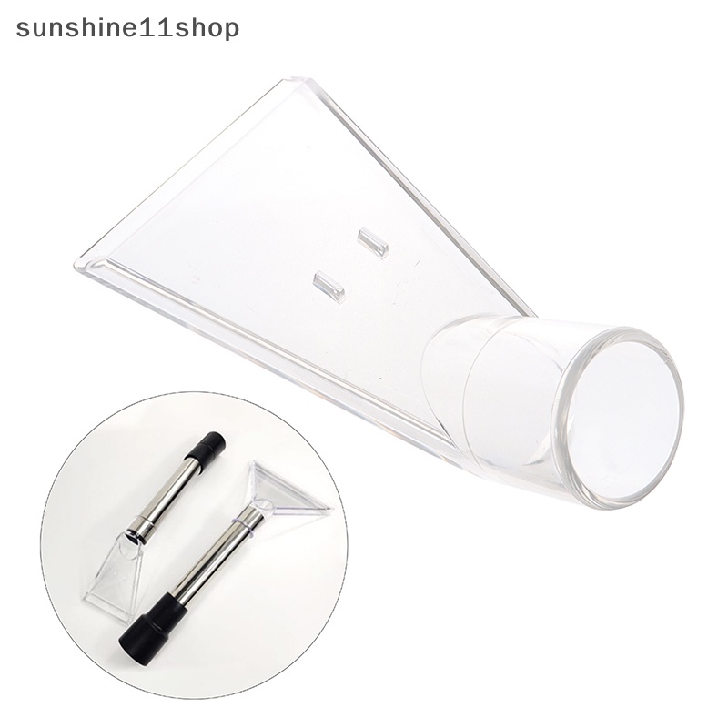 Sho 38mm Vacuum Cleaner Extraction Nozzle Spin Brush Head Clear Swivel Nozzle Nosel Pembersih Karpet Sofa Bagian Penyedot Debu N