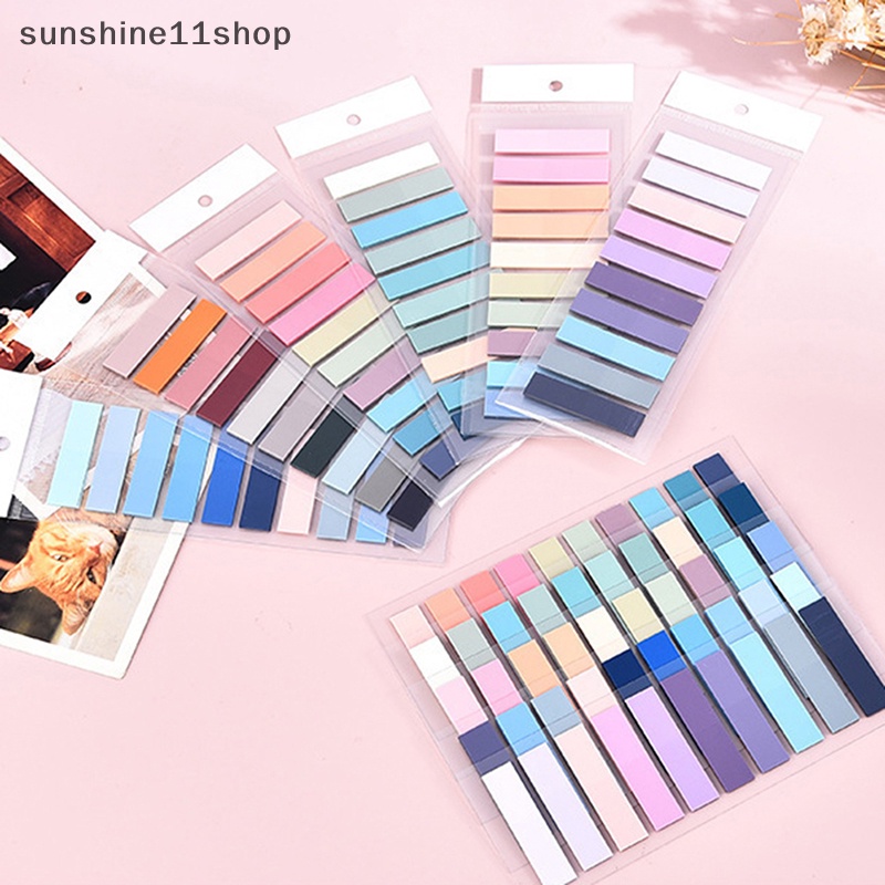 Sho 200lembar Penanda Halaman Index Tab Bookmark Transparan Lengket Klasifikasi File Untuk Buku Waterproof Notes Strip Siswa Bendera N