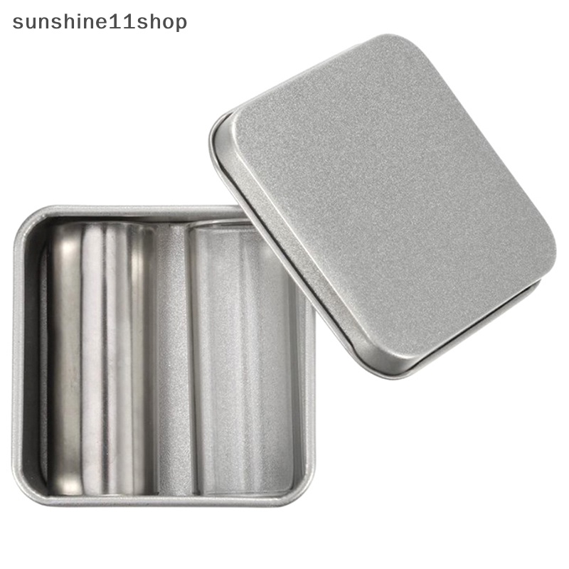 Sho 2Pcs Slider Gitar 60MM Slide Kaca Dan Slide Stainless Steel Slide Medium Bottleneck Slide Untuk Gitar Bass (Transparan Dan Silver) N