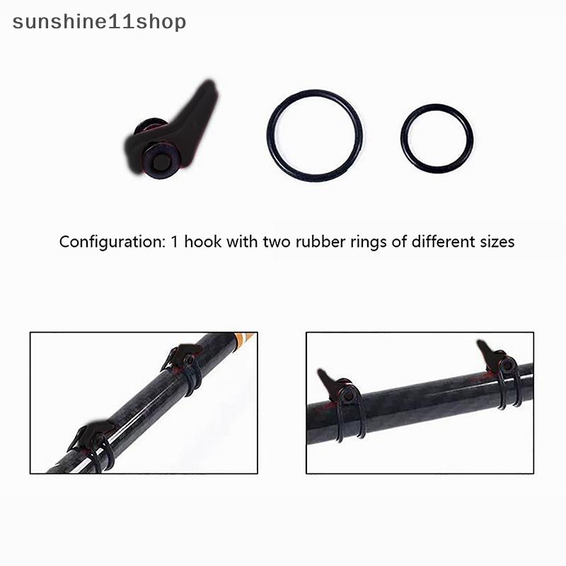 Sho Pengait Pancing Plastik Keeper Holder Lure Aksesoris Jig Hooks Safety Keeping Rod Pole Fish Tackle Alat Peralatan Memancing N
