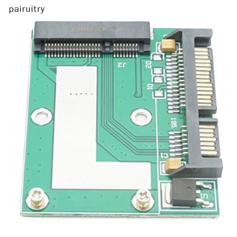 Prt MSATA Ssd To 2.5 ''SATA 6.0gps Adapter Converter Kartu Modul Board Mini Pcie Ssd PRT