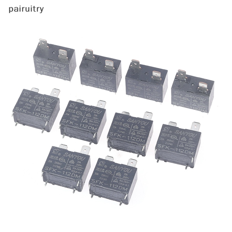 Prt 12VDC 20A 250VAC 4pin Untuk Ac Inovatif Dan Tergantikan 2/5/10PCS Relay Daya 12V SFK-112DM PRT