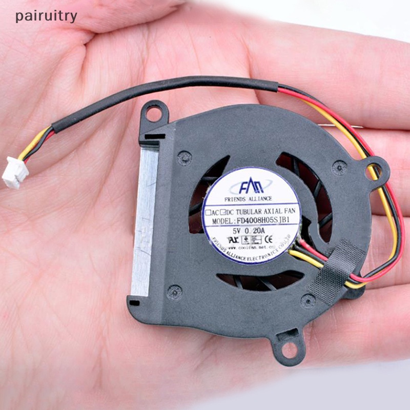 Prt 4cm 2PIN Case Fan Inverter Komputer Cooler CPU Blower DC Pendingin Kipas 5V 0.20A PRT