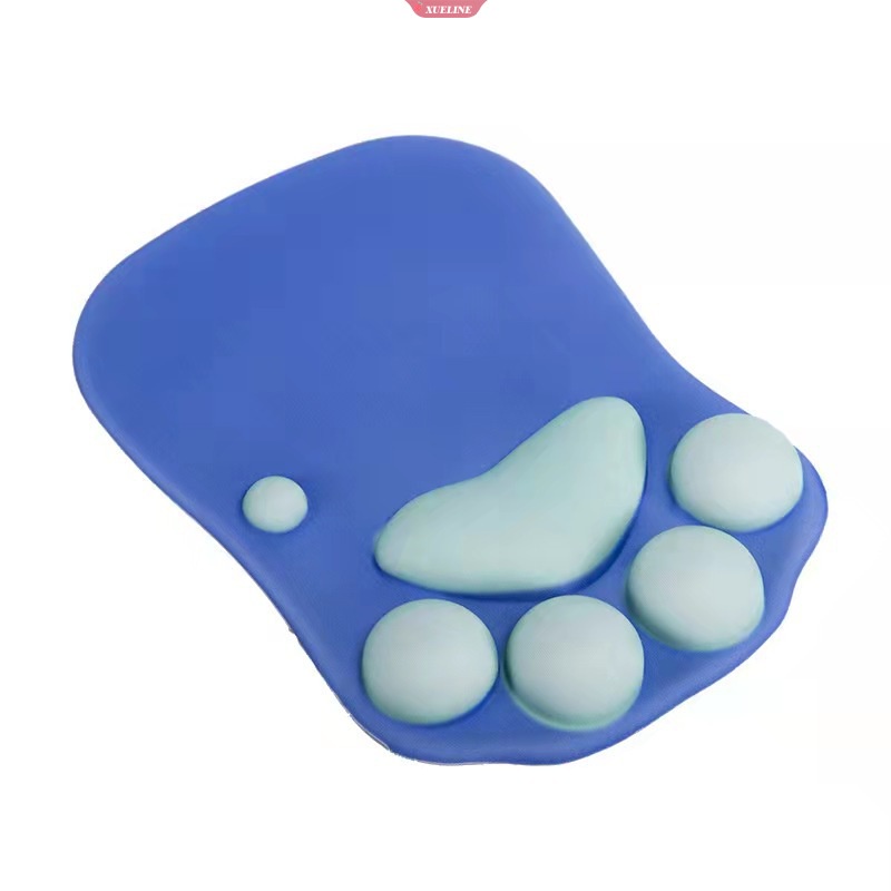 Mat Wrist Pad Kawaii Untuk Cakar Kucing Penyangga Pergelangan Tangan Tikus Mousepad Komputer Ergonomis Portable Mouse Pad Comfort Wrist Mouse [ZXL]