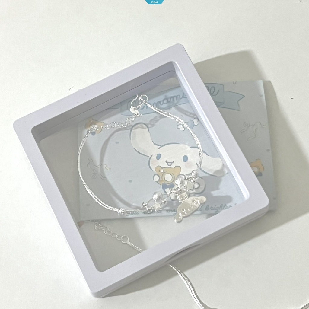 Sanrio Gelang Kawaii Cinnamoroll Kuromi Gadis Perhiasan Lucu HelloKitty My Melody Kartun Manis Gelang Gadis Perhiasan Festival Hadiah [ZK]