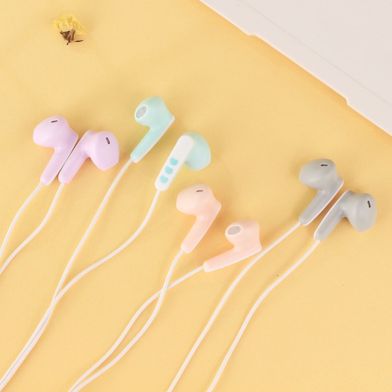 [ KI 370 ] Set Headset Earphone motif girl so imut  + Wadah penyimpanan Earphone Motif