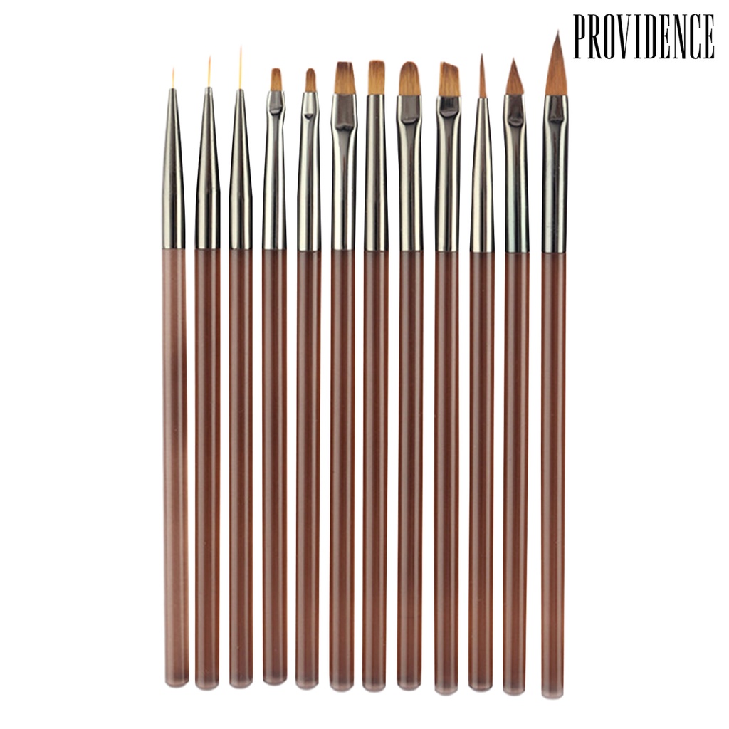 Providence Kuas Nail Art Sentuh Lembut Merasa Nyaman Grip Mudah Dipegang Compact Ringan Manicure Art Acrylic Nail Art Constructor Pen Manicure Tools