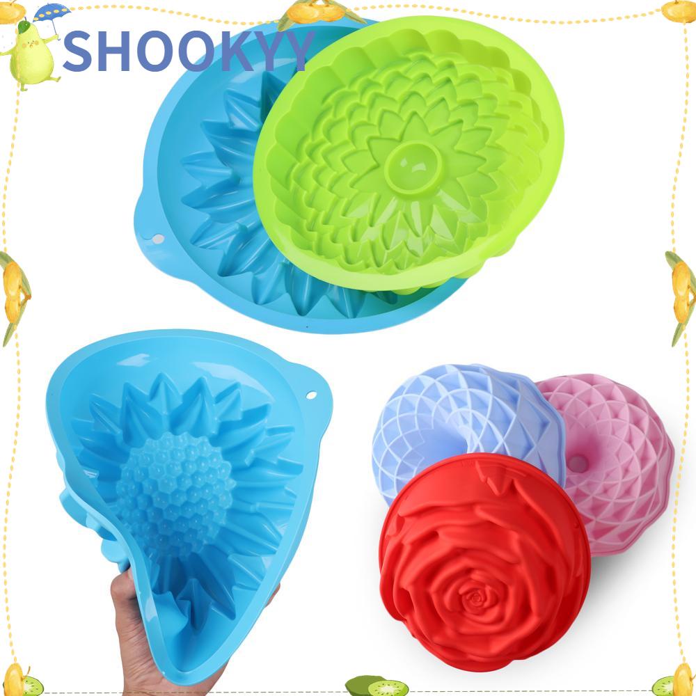 Chookyy Cetakan Kue Bunga DIY Sun Flower Bird's Nest Dessert Tool