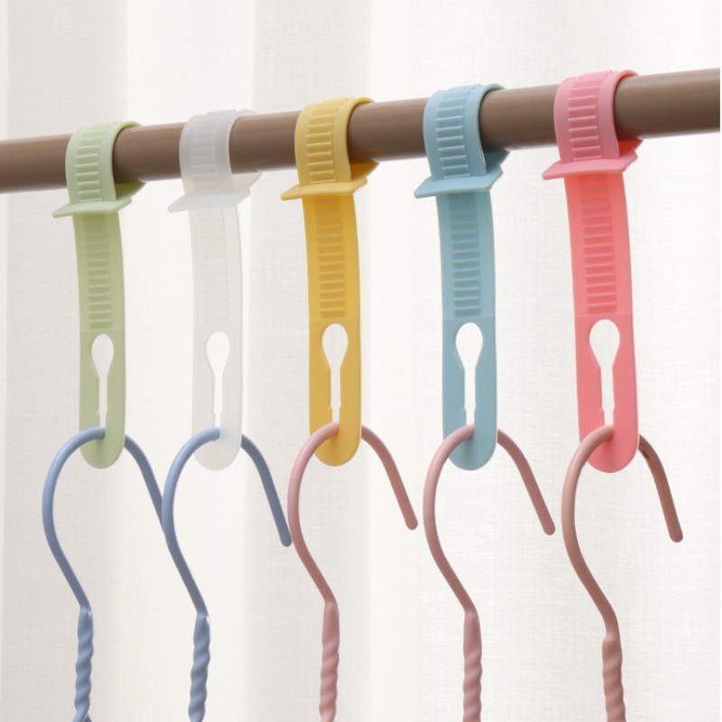 [Harga Grosir] [Warna Random] Windproof Hanger Hooks Multifungsi Non-slip Gantungan Baju Memperbaiki Gesper Anti-drop Rak Pengering Strip Silikon Aksesoris Laundry Rumah Tangga