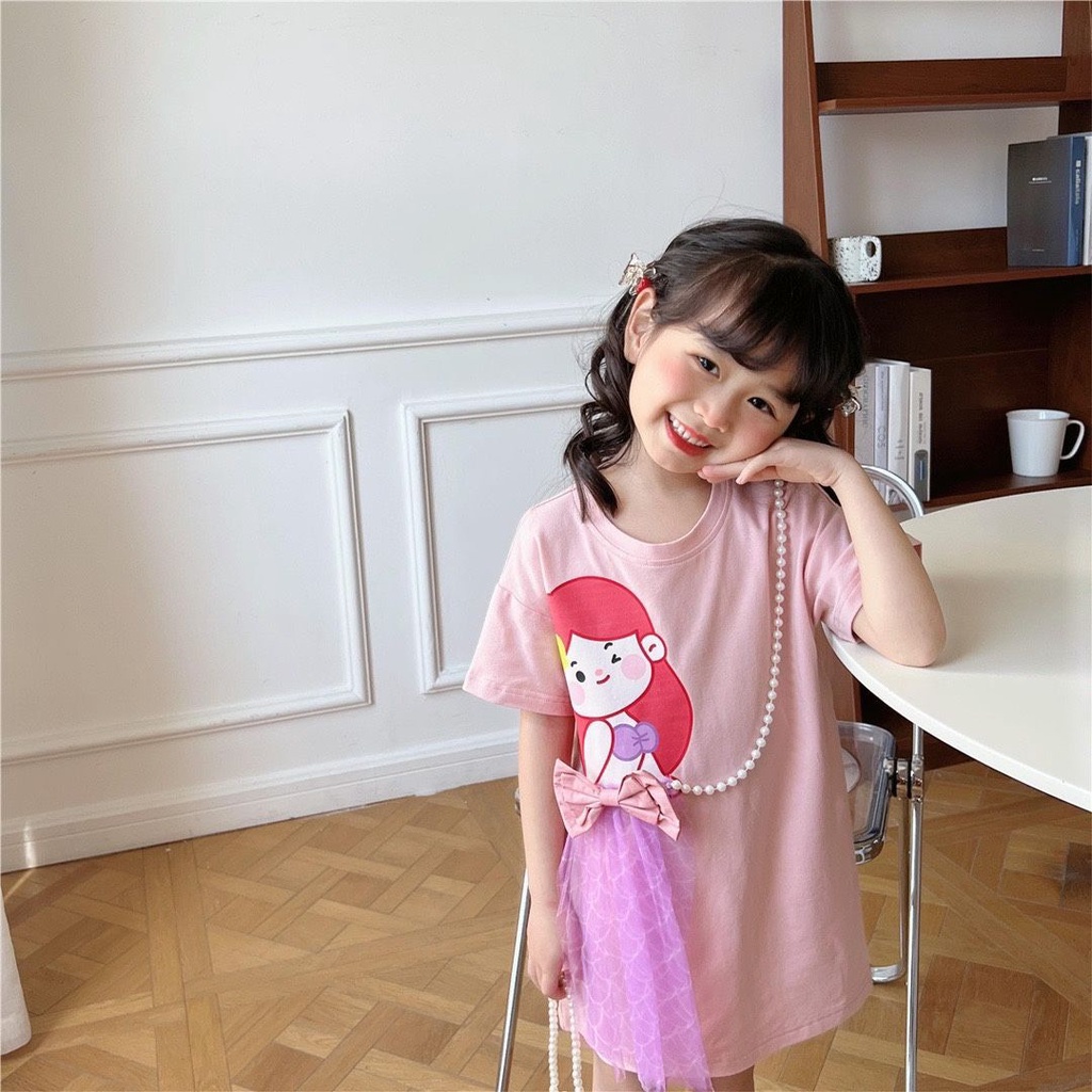 [PRINCESS KESLI]1-9tahun Dress pesta anak perempuan fashion korea  anak perempuan import