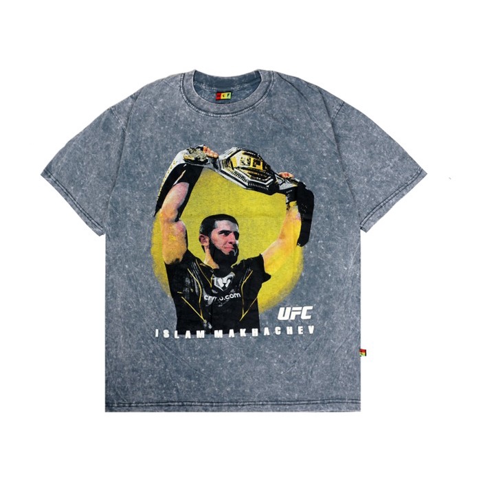 KAOS UFC ISLAM MAKHACHEV OVERSIZED GREY WASHED