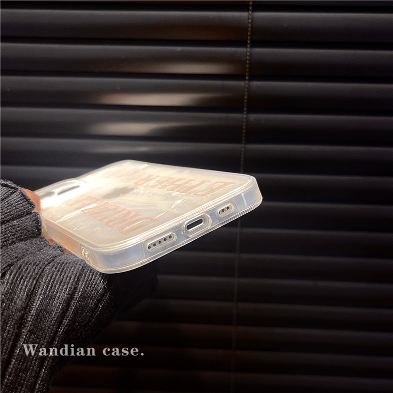 Ins Gaya Gadis Panas Cocok Untuk iPhone 14 Pro Max Casing Ponsel iPhone Dua Lapis Pola Dicetak Kompatibel Dengan Iphone13 13pro 13prm iPhone 11 11pro 14plus 12Pro Max Casing Ponsel TPU Tahan Guncangan