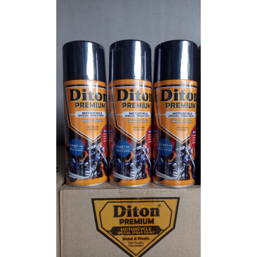 pilok pilox diton premium blue vivace 9487 400cc v9487** 400cc biru vespa cat semprot diton premium