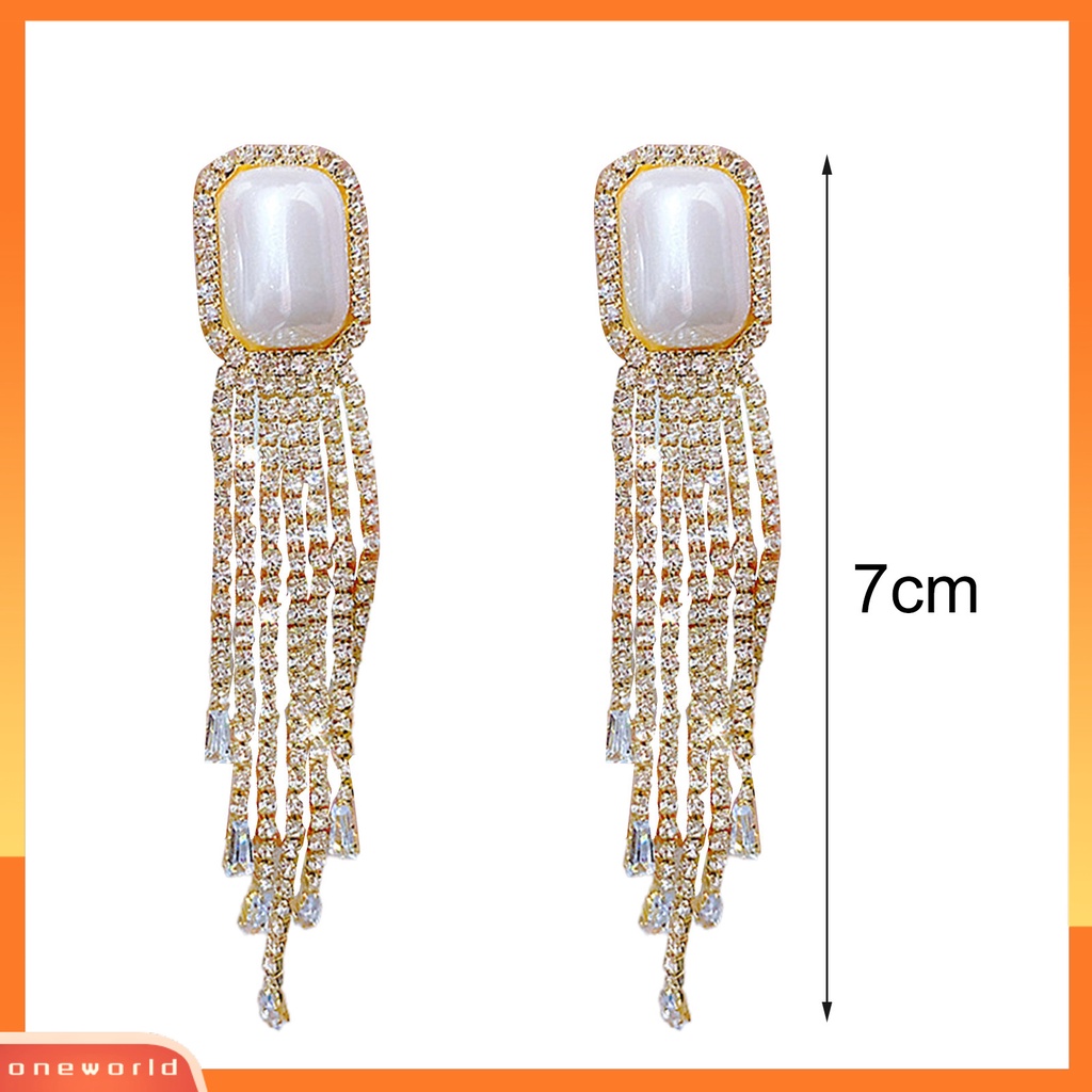 [WOD] 1pasang Anting Juntai Panjang Geometris Bunga Busur-Simpul Berbentuk Liontin Gaya Korea Tusuk Fashion Warna Emas Anting Multi-Tipe Untuk Wanita