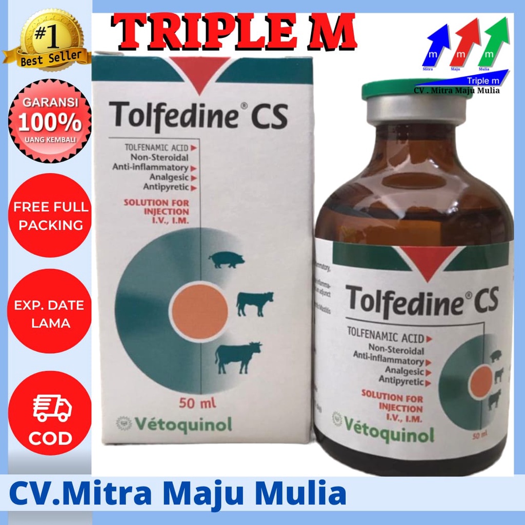 TOLFEDINE CS 50 ml anti radang anti inflamasi