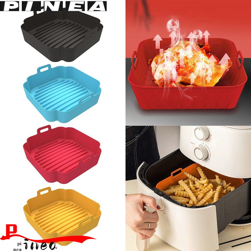 Pineapple Square Silicone Pot Grill Pot Tray Masak Keranjang Kue Reusable