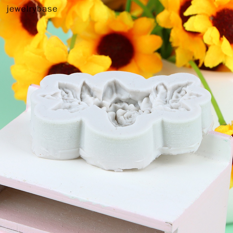 [jewelrybase] 1pc Buket Bentuk Silikon Lembut Permen Cetakan Kue DIY Baking Bakeware Cetakan Butik