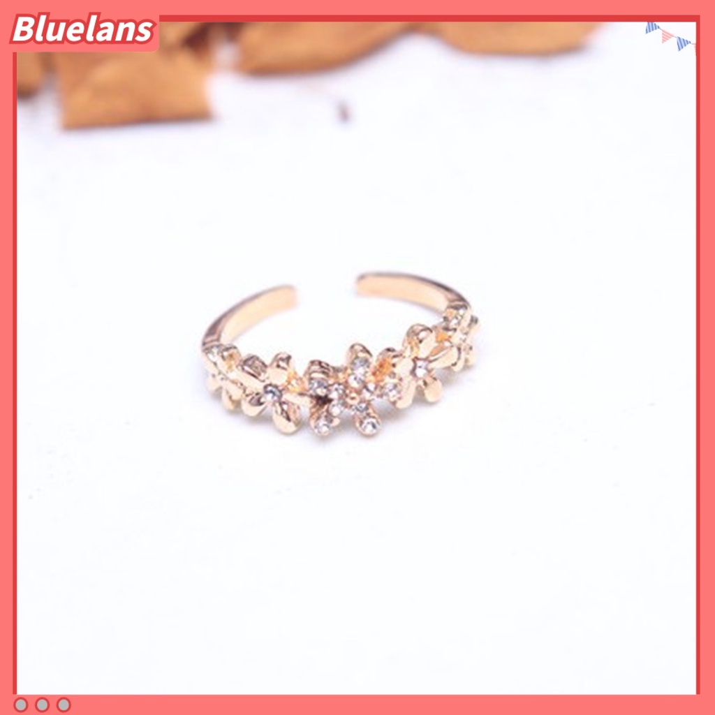 [BLS] Cincin Jari Bentuk Indah Bahan Alloy Tahan Karat Wanita Berkilau Butterfly Ring Perhiasan Pernikahan Untuk Lady