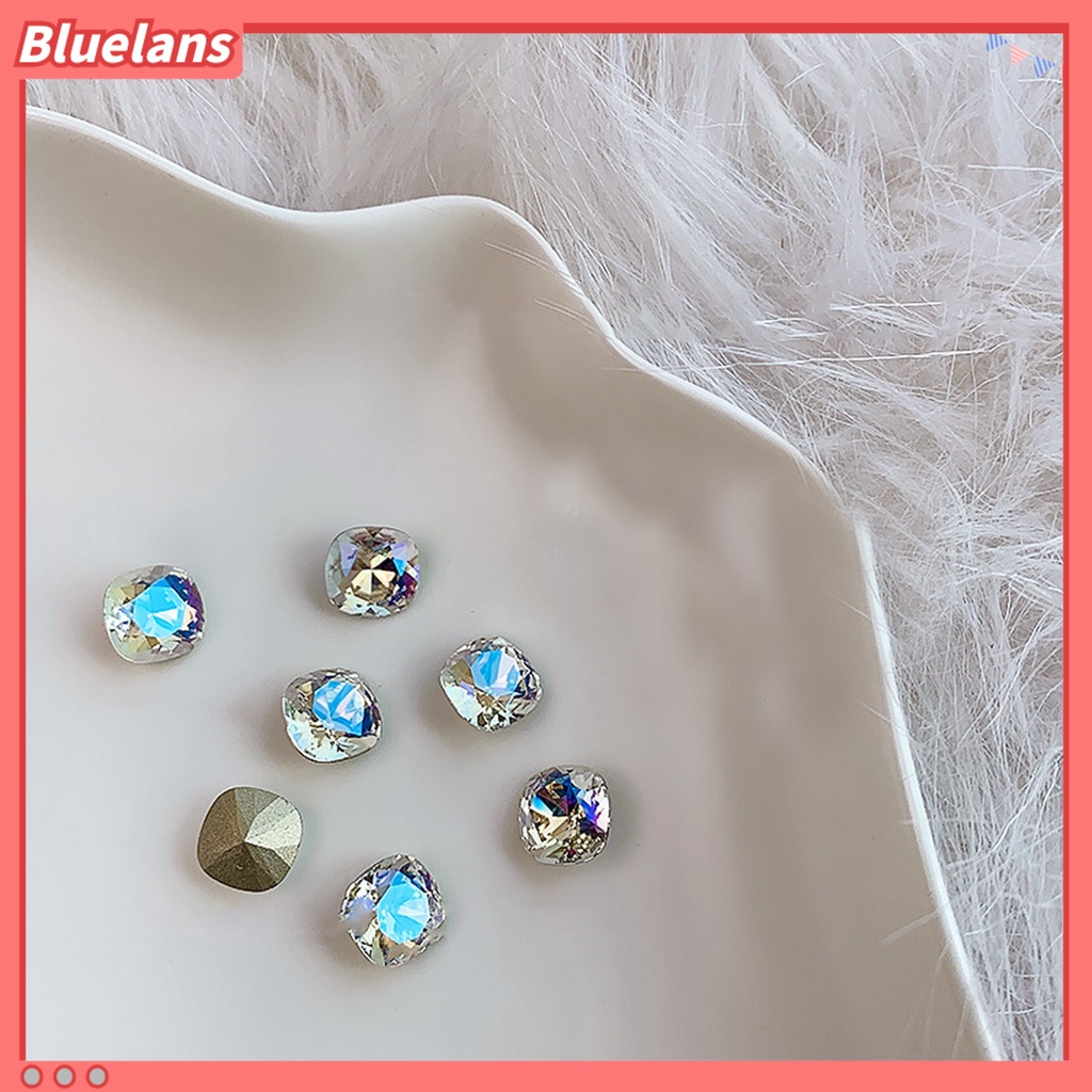 [BLM] 20pcs Berbentuk Berlian Imitasi Indah DIY Ringan Moonlight Runcing Bawah Kuku Berlian Imitasi Untuk Wanita