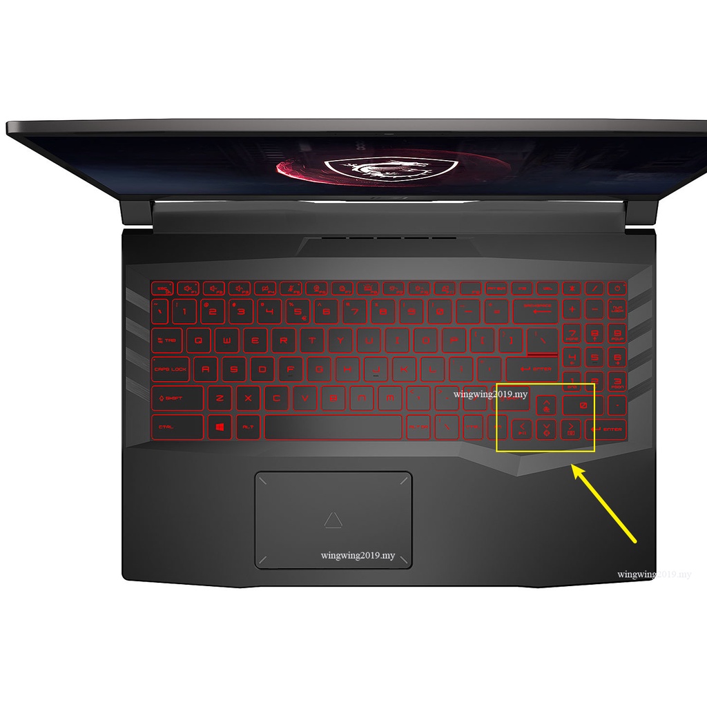 Untuk MSI GL76 Katana GF66 2021msi GL66 Pulse Katana GF76 Silikon Keyboard Cover Kulit Pelindung Laptop Gaming