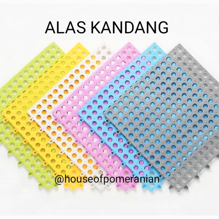 ALAS KANDANG HEWAN anti slip 30x30cm anti licin FOOTREST keset karet