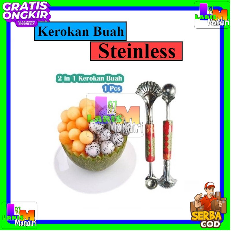 Kerokan Degan Ceplokan Buah Kerokan Kelapa muda Stainless