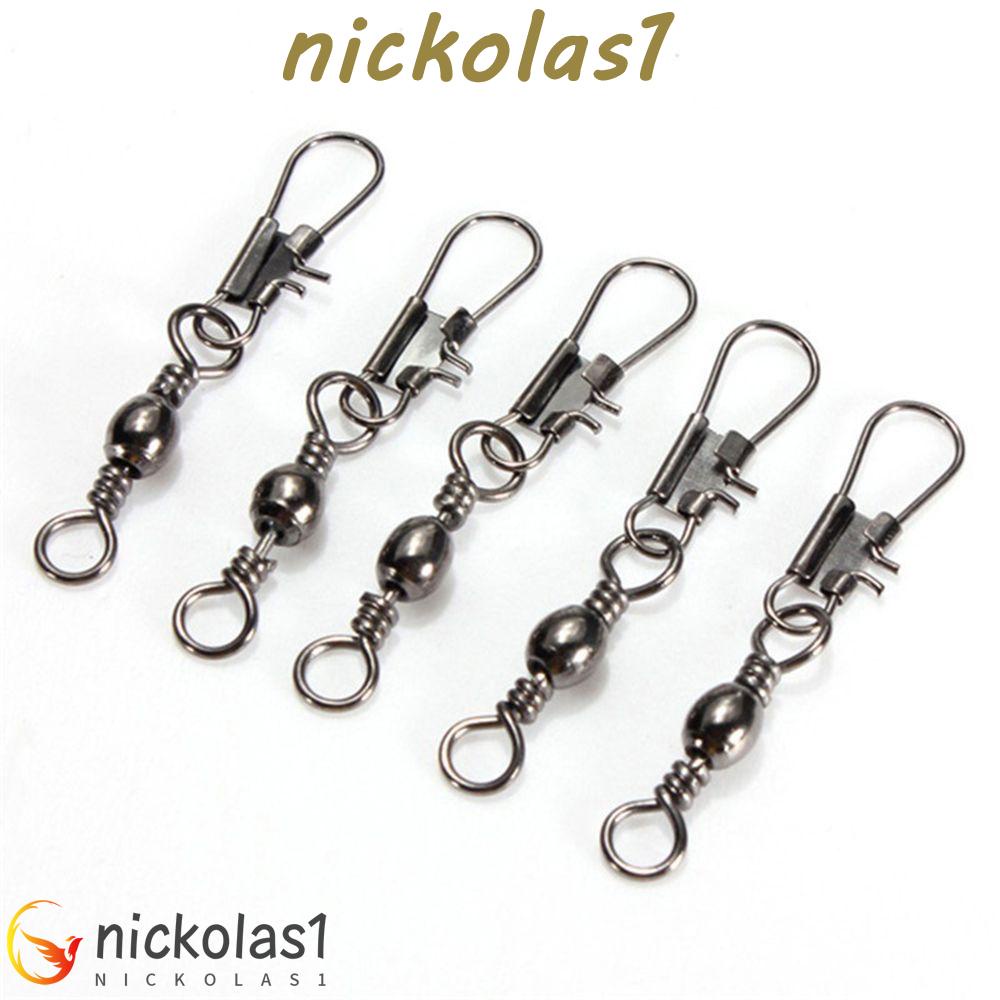 Nickolas1 Konektor Pancing 100Pcs/Lot 30mm Fish Tackle Aksesoris Ball Barrel Swivel Pin