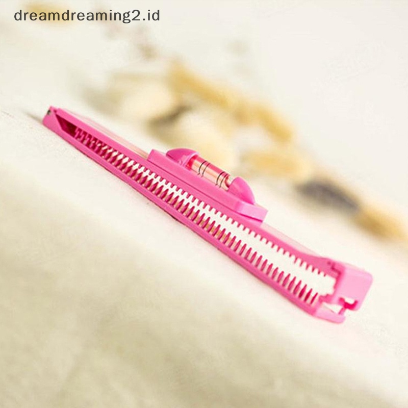 (drea) Diy Hair Trimmer Fringe Tool Clipper Comb Guide Untuk Penggaris Tingkat Bang Rambut Lucu //