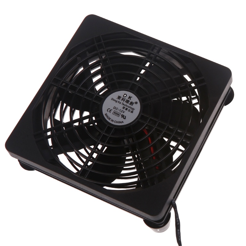 Cre 12cm DC12V Kipas Pendingin Untuk Router Wireless Komputer Cooler Fan5 5x2 1mm 2000RPM