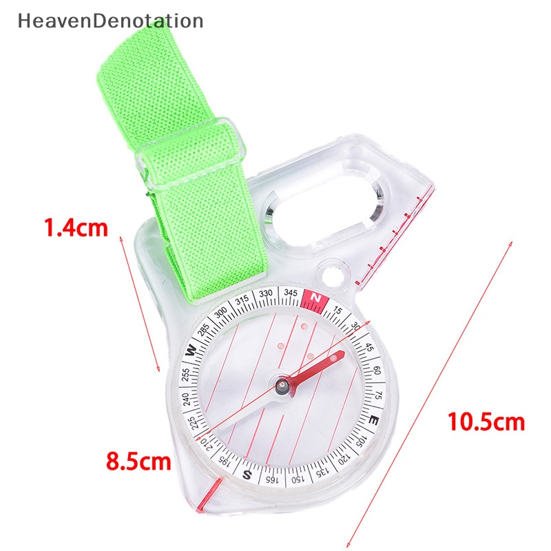 [HeavenDenotation] Thumb Compass Elite Kompetisi Orienteering Compass Portable Kompas Map Scale  Hdv