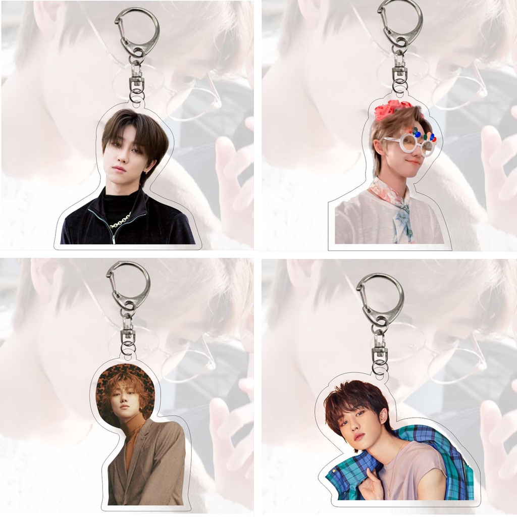 1pc SEVENTEEN Gantungan Kunci Akrilik THE8 MINGYU DK Key Ring Gantung